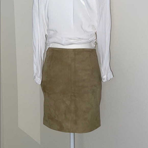 IRO Faux Suede Mini Skirt - Picture 5 of 9